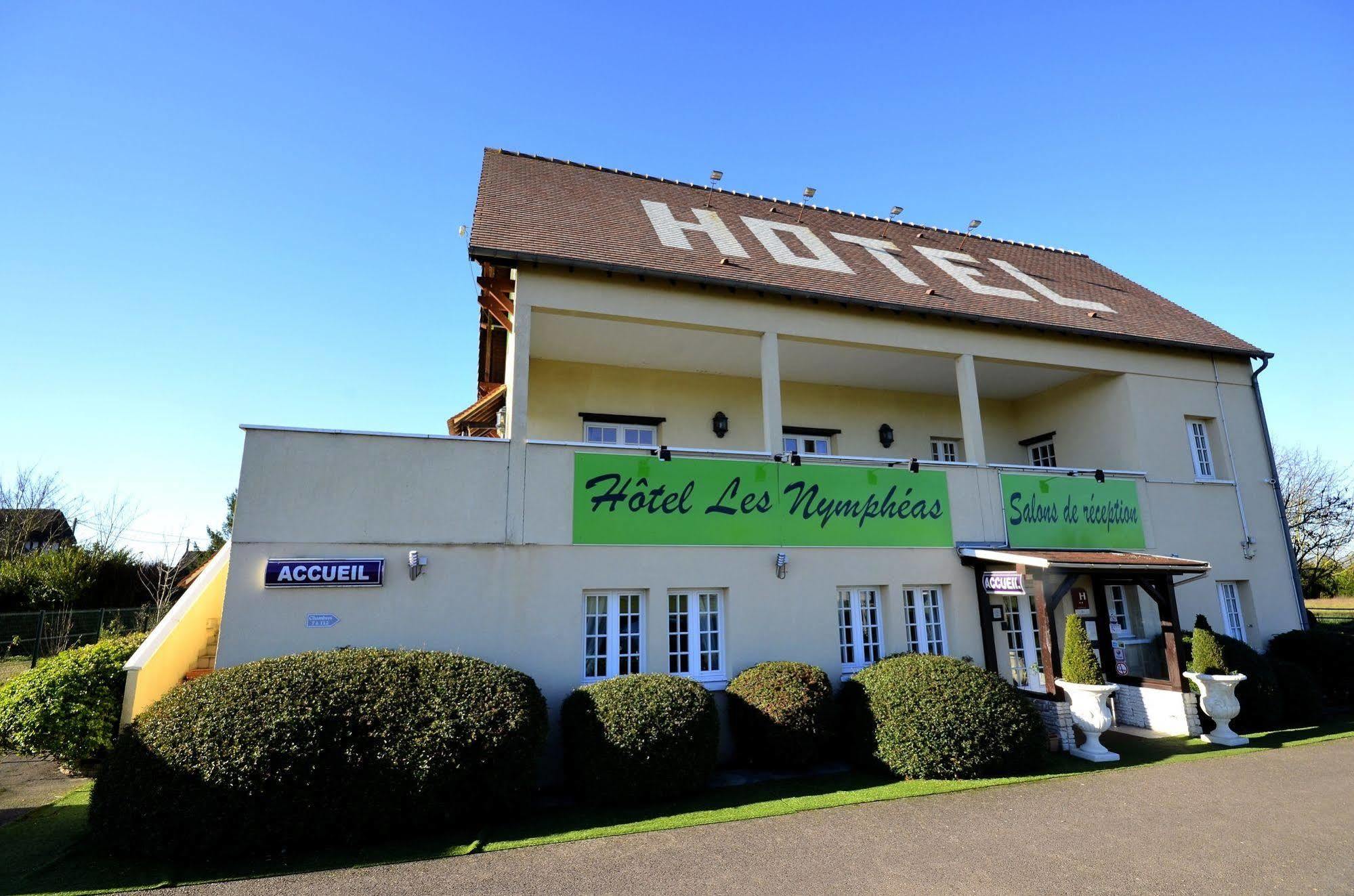 Logis Hotel Les Nympheas Chaufour-lès-Bonnières Eksteriør billede